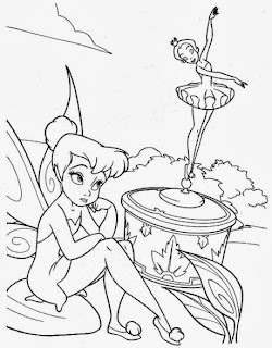 Tinkerbell Christmas Coloring Pages For Kids 5