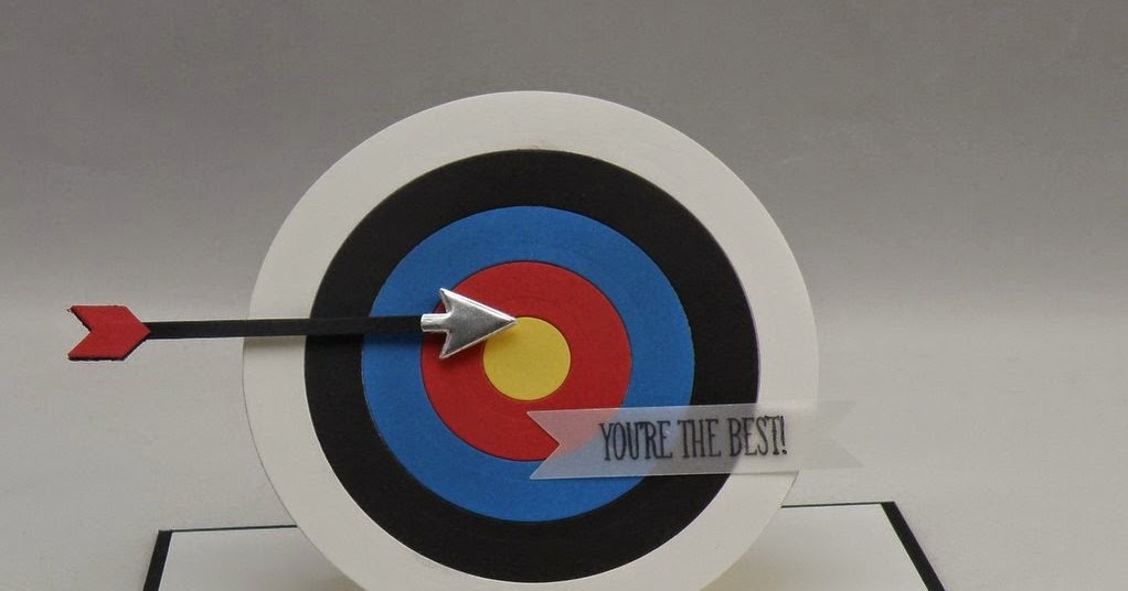 H2 Designs Target Easel Card with Circle Framelits