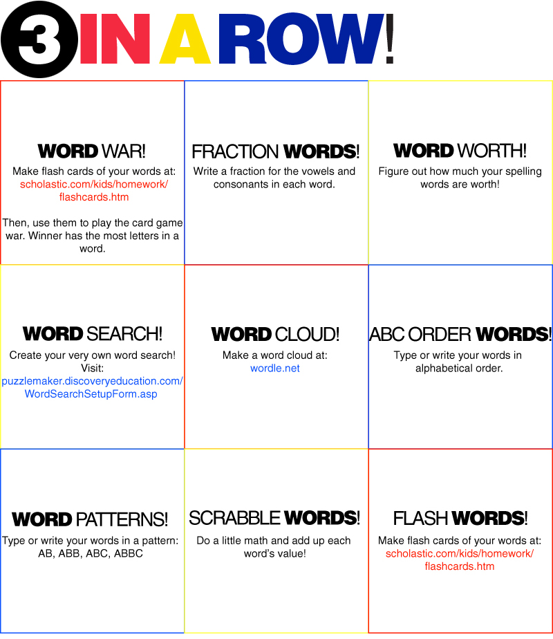 word ideas