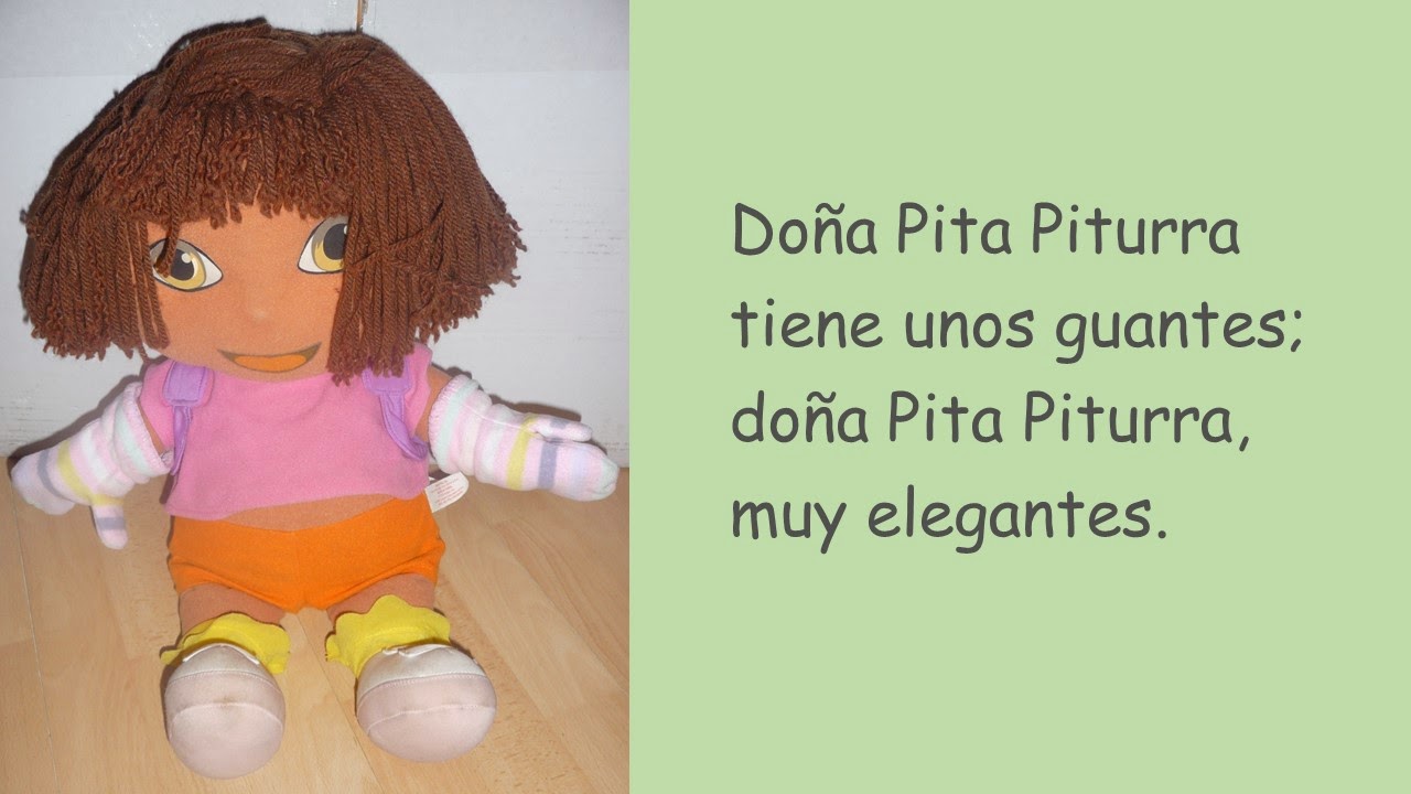 This is how we learn Spanish... A poem Doña Pita Piturra