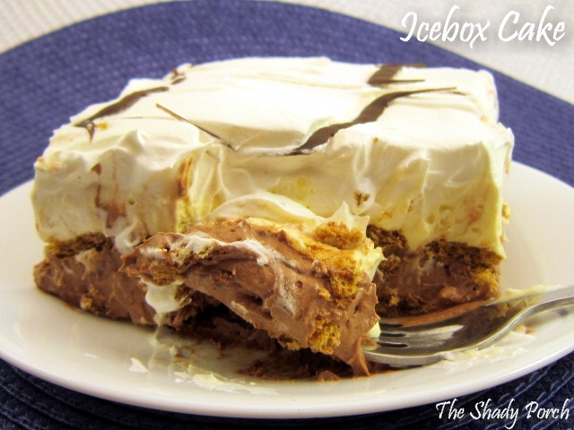 Icebox Cake by The Shady Porch #dessert #cake #layered #icebox Icebox Cake #dessert #cake #layered #icebox