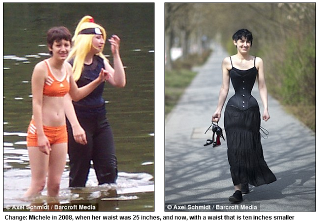 Woman Gets A Miniscule 16 Inch Waist By Sleeping In A Corset For THREE Years