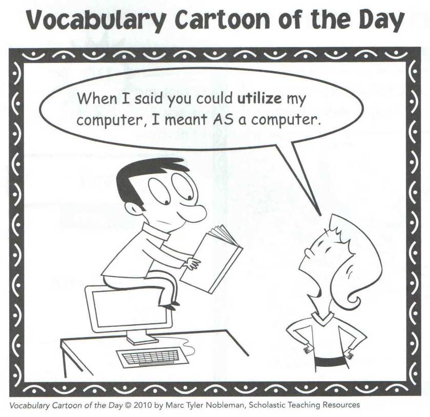 cartoon vocabulary