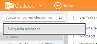 busqueda avanzada outlook