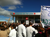 Marcha Marea Blanca en Madrid.