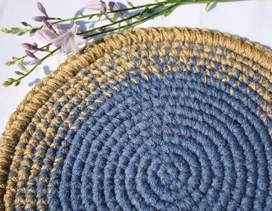 Коврики Из Джута Крючком