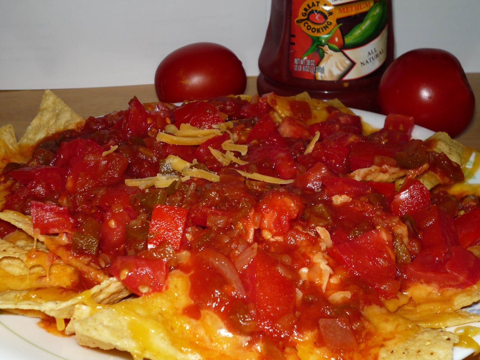 one crazy girl's kitchen Microwave Nachos