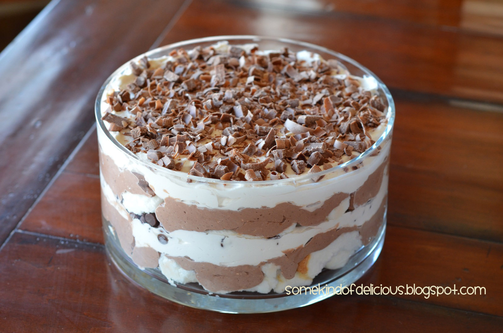 Some Kind of Delicious Chocolate Fudge Trifle