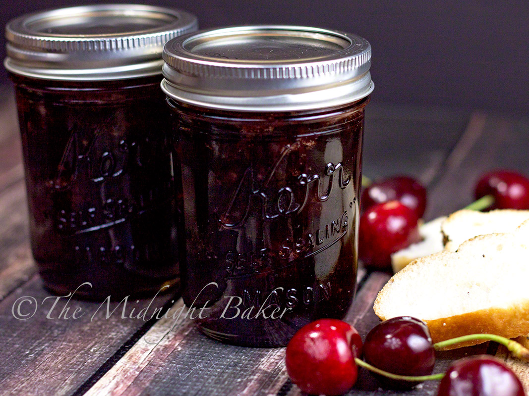 slow cooker cherry jam