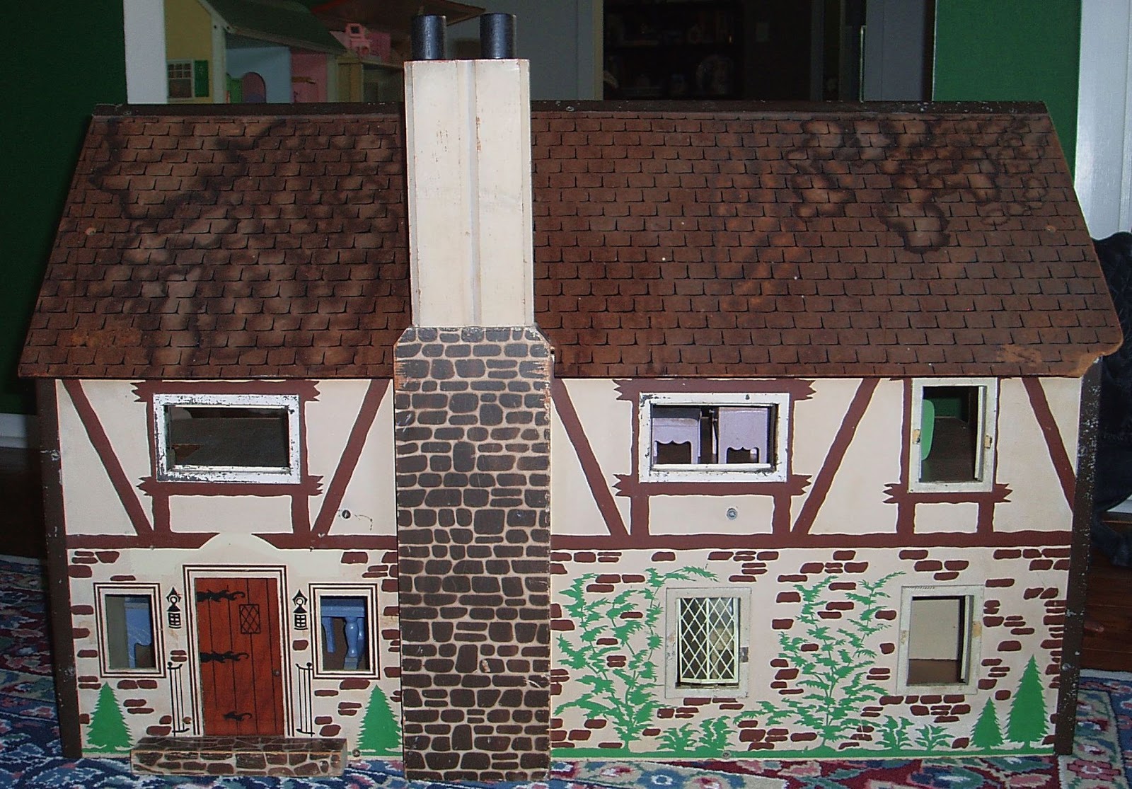 My Vintage Dollhouses A Rich Toys bargain house from Craig's List