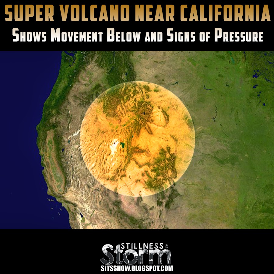 Super Volcano Near California Shows Movement Below and Signs of