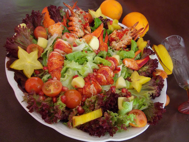 Ensalada De Bogavante Para Fiestas.
