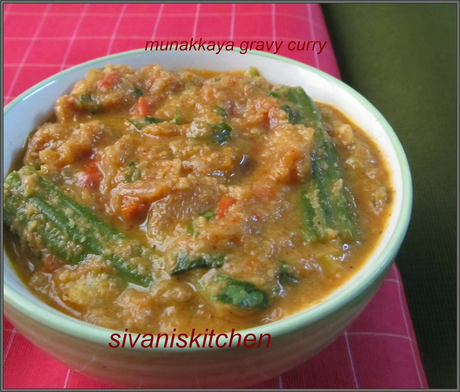 Sivani's Kitchen Drumstick / Munakkaya Gravy Curry
