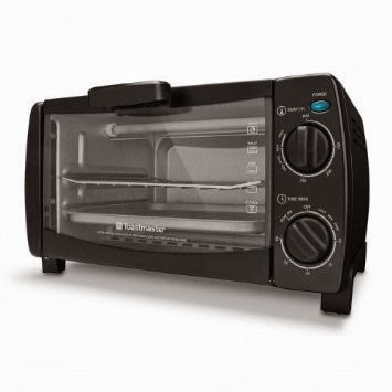Toastmaster TM-101TR 4-Slice Toaster Oven, 10-Litre, Black