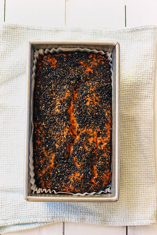 Milk and Honey Black Sesame Seed Carrot Cake