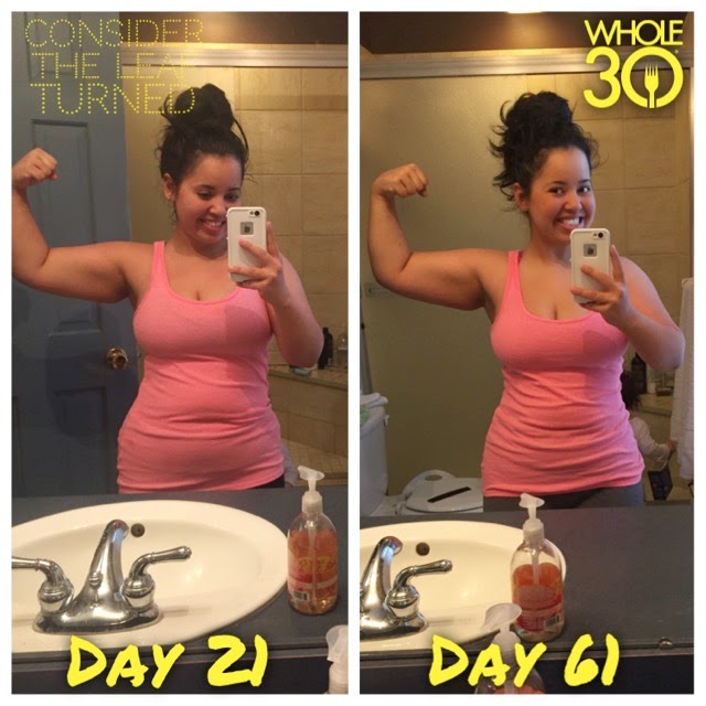 60 Days of Whole30 Results Consider the leaf TURNED.