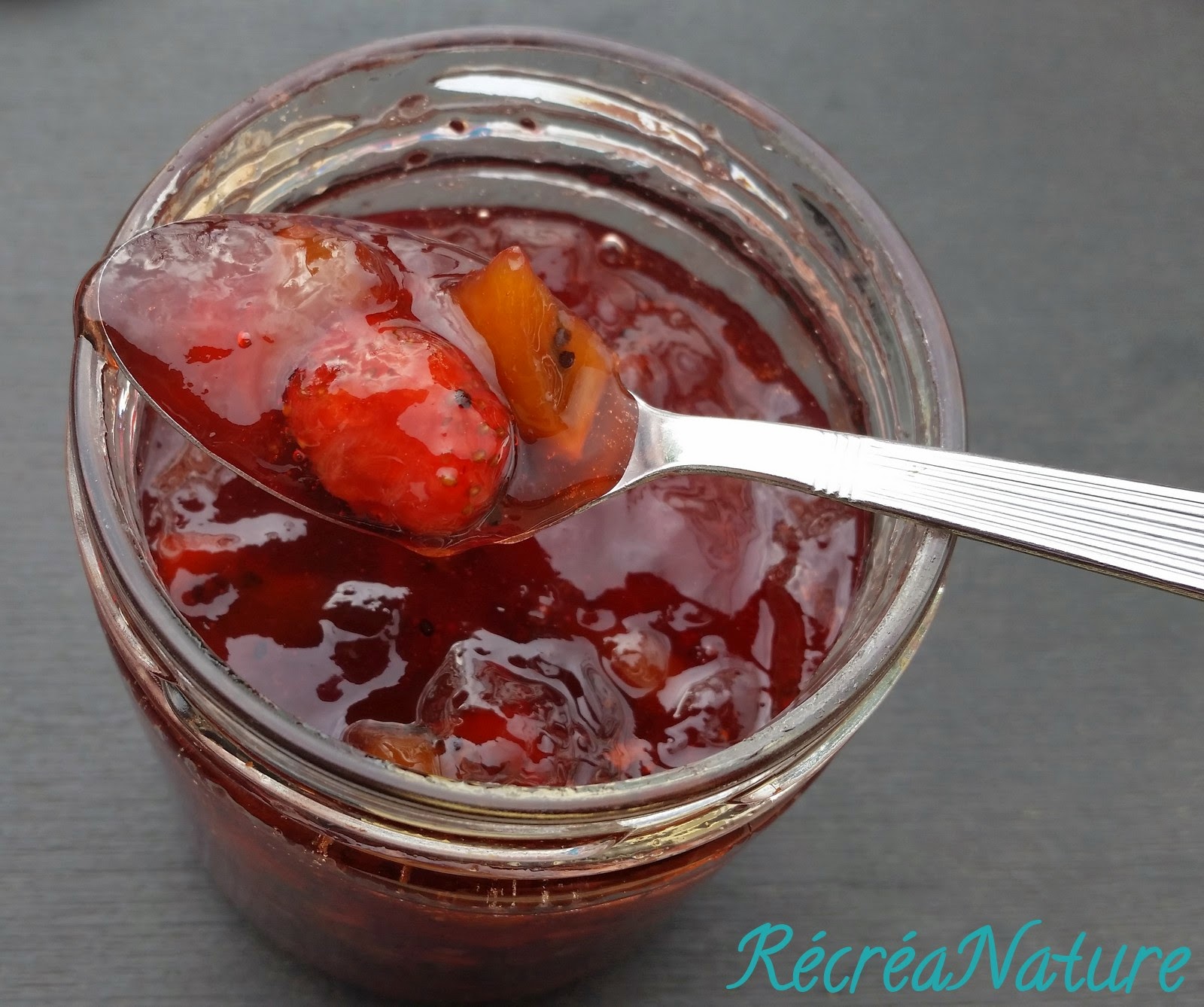 Confiture Facile Fraise, Kiwi et Citron Vert