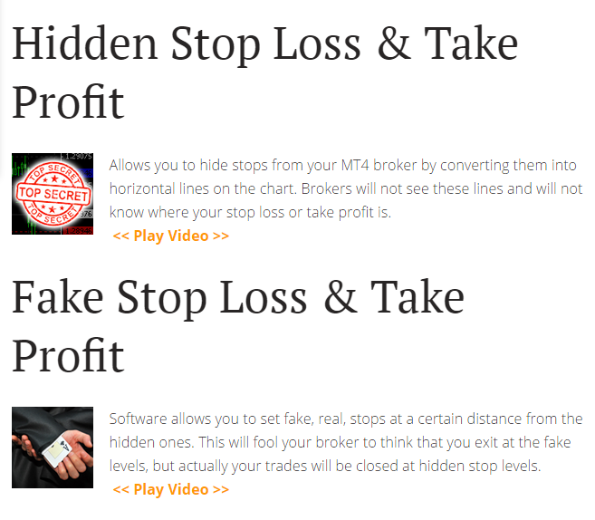 Stop loss in forex