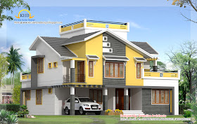 Contemporary Villa design - 237 Sq M (2550 Sq. Ft) - January 2012 Contemporary Villa design - 237 Sq M (2550 Sq. Ft) - January 2012