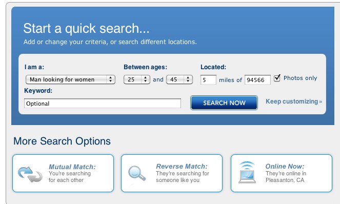 Dating search by keyword-in-Browns