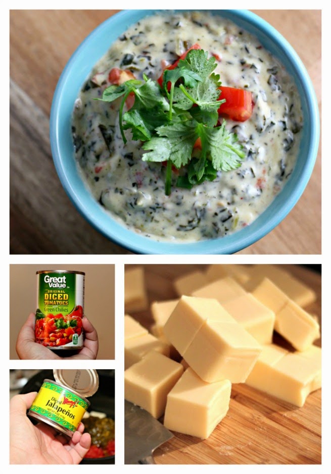 Cinco De Mayo Fiesta Spinach Con Queso with Delimex A Little Desert Apartment