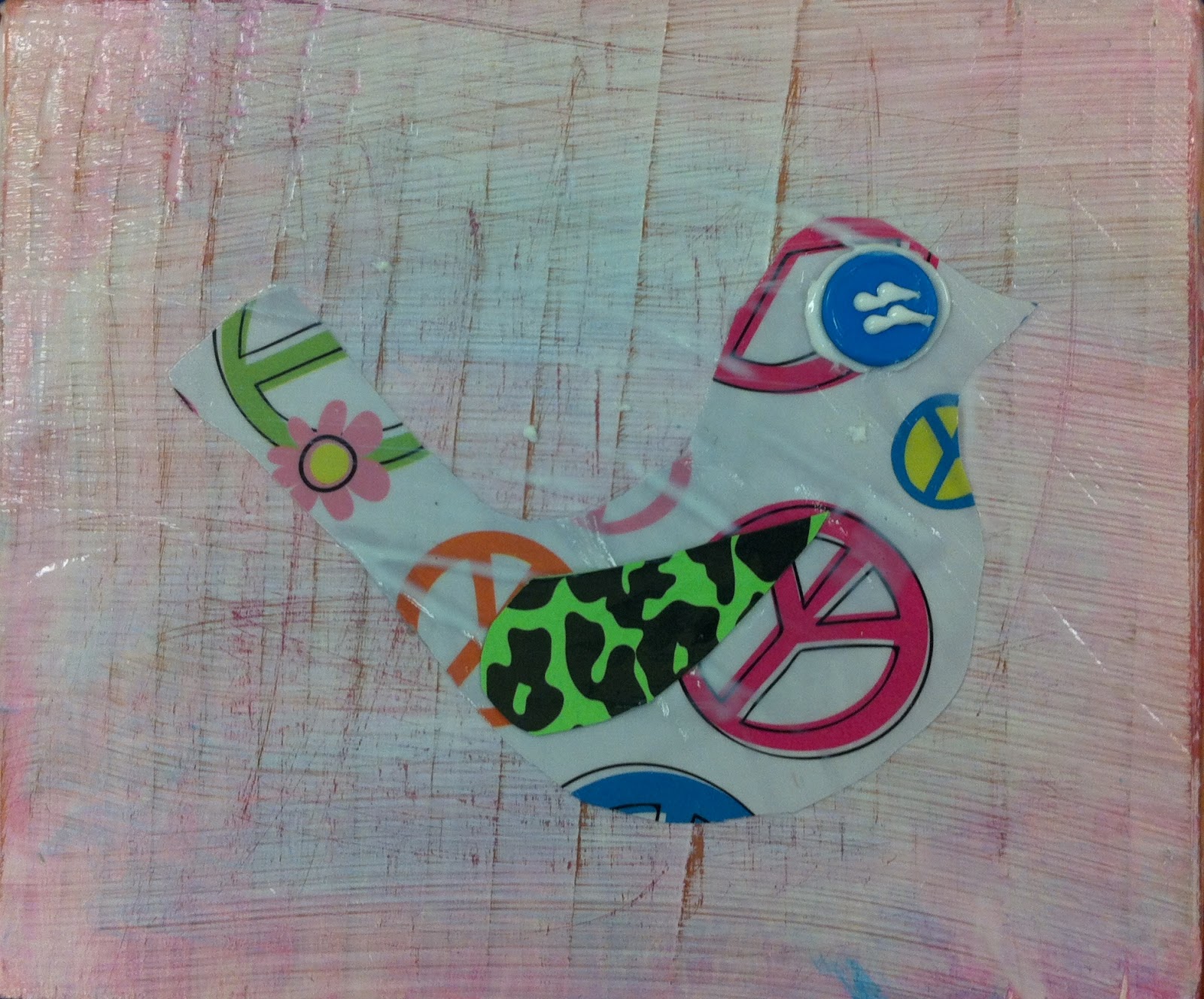 Angela Anderson Art Blog Rustic Birds Mixed Media on Wood