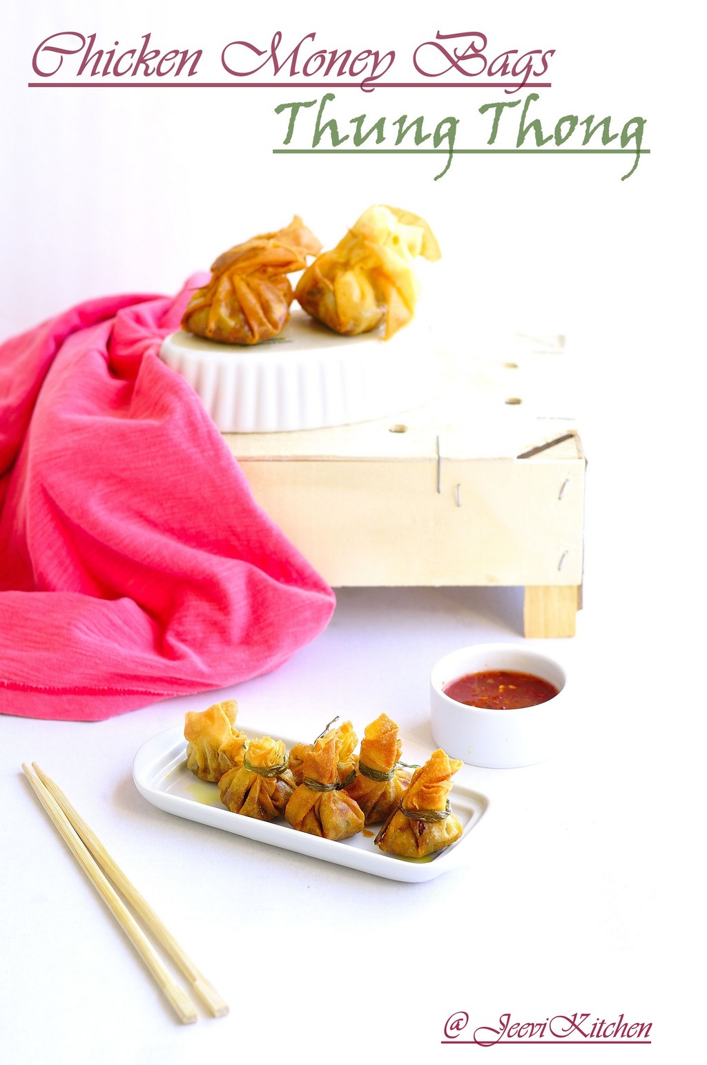 Jeevi Kitchen Chicken Money Bags( Thung Thong)