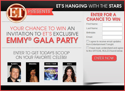 ET Emmy sweepstakes
