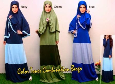 KUMPULAN FOTO GAMIS BUSANA MUSLIM LEBARAN TREND TERBARU