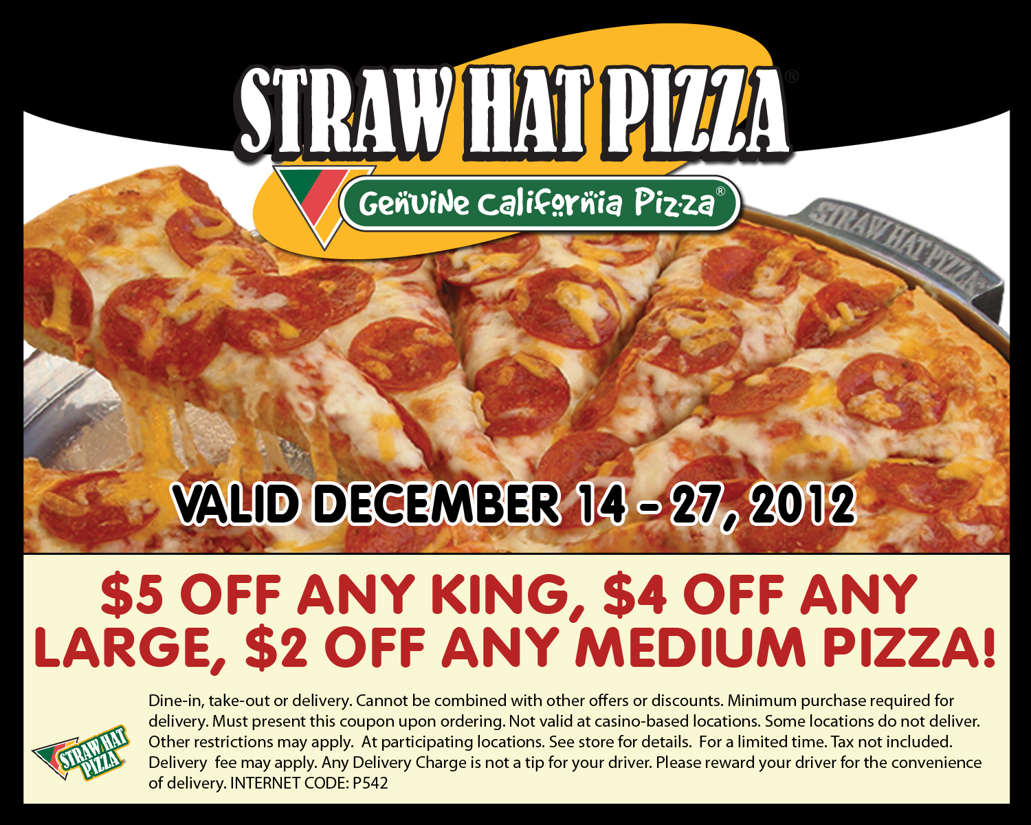 Straw Hat Pizza