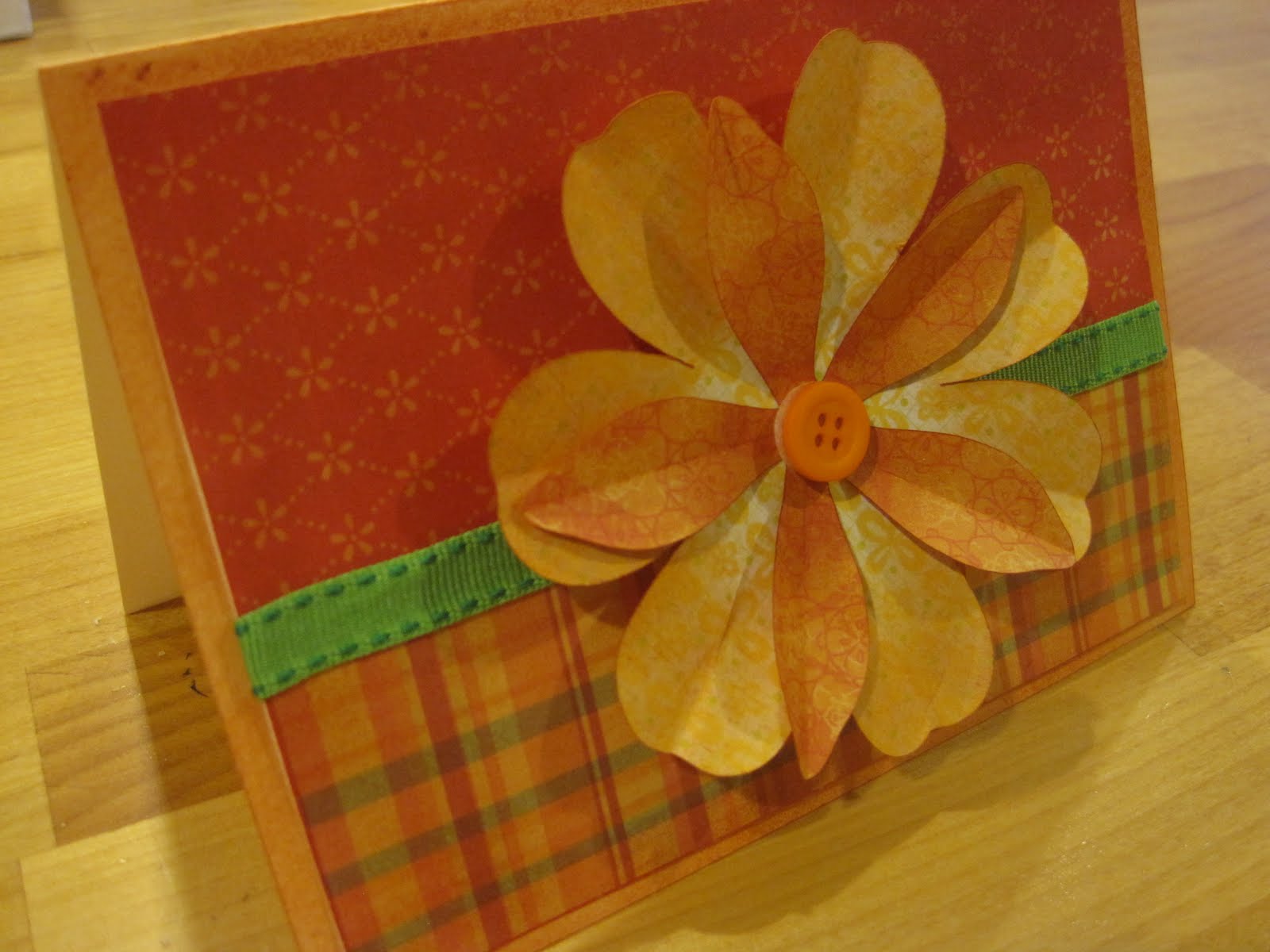 Scrapbook Studios Card using Cricut Mother's Day Bouquet Cartridge