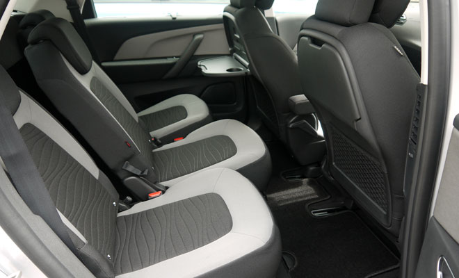 New Citroen C4 Picasso rear seats
