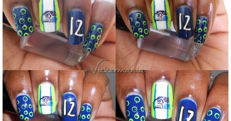 4. Seattle Seahawks Nail Decals - wide 2