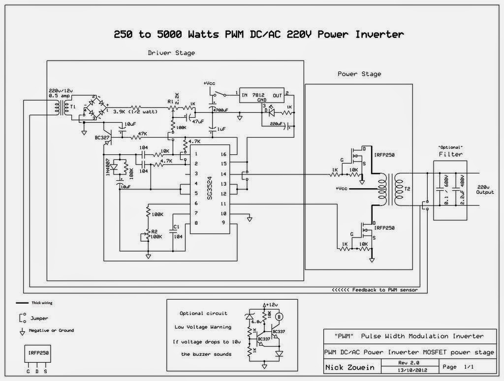 250 to 5000 watts PWM DC/AC 220V Power Inverter - Gallery Of Electronic