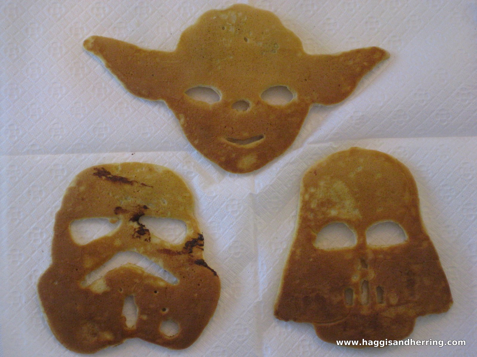 Recipes by the Haggis and the Herring WilliamsSonoma Star Wars Pancakes