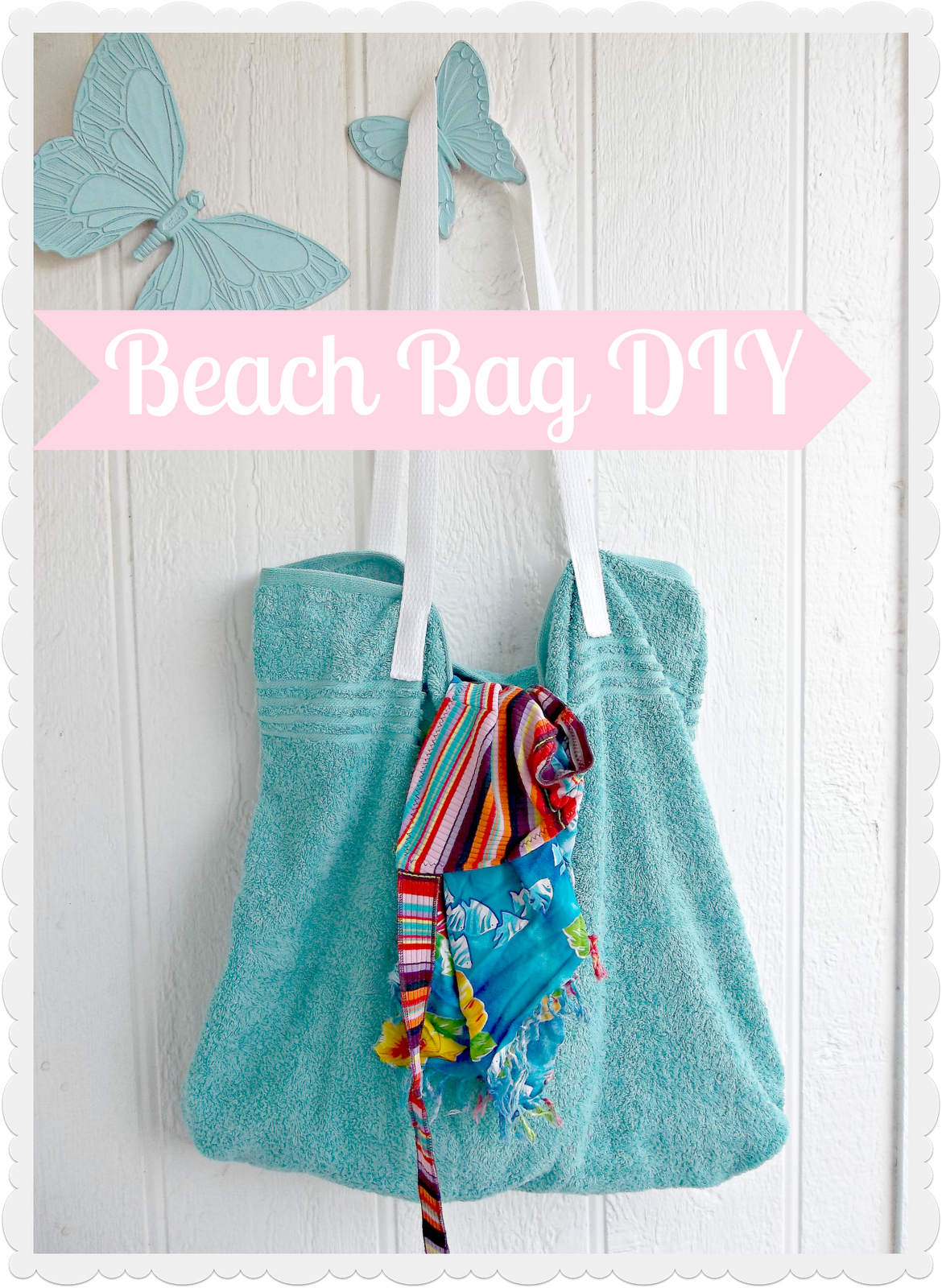 DIY Beach Bag from Betwixxt The Melrose Family
