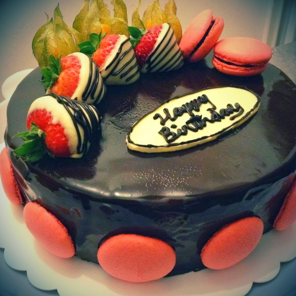 Mandy's baking journey Chocolate lacquer glaze (mirror glaze)