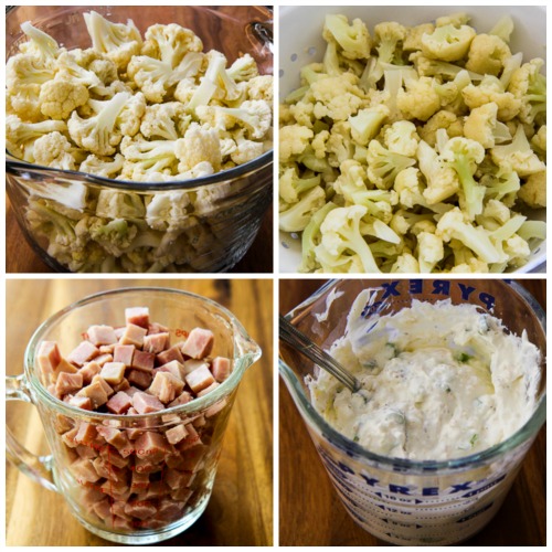 LowCarb Ham and Cauliflower Casserole au Gratin (Video) Kalyn's Kitchen