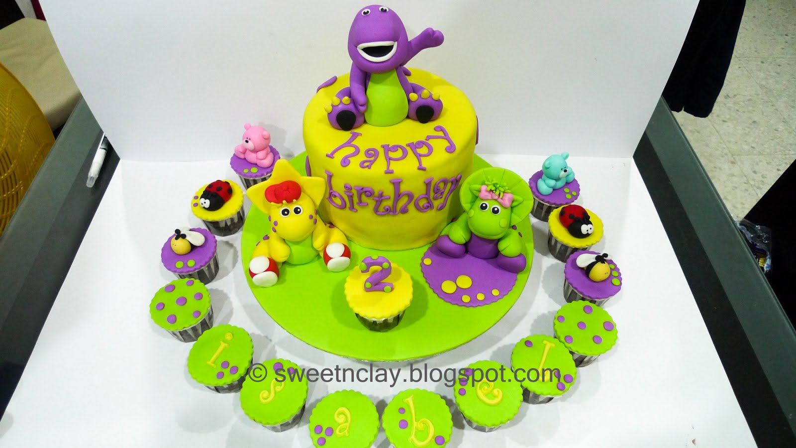 Purple Barney, and friends BJ a...