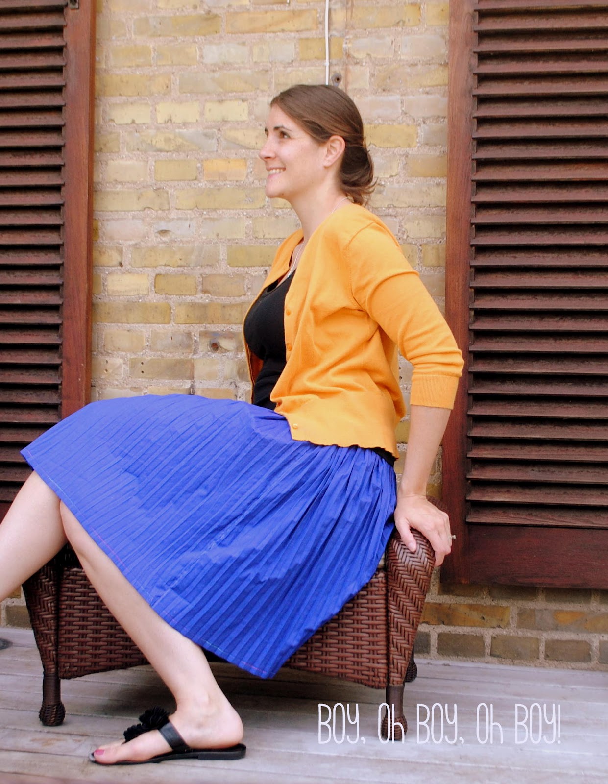 Accordion Pleated Skirt A Tutorial by Boy Oh Boy Oh Boy crafterhours