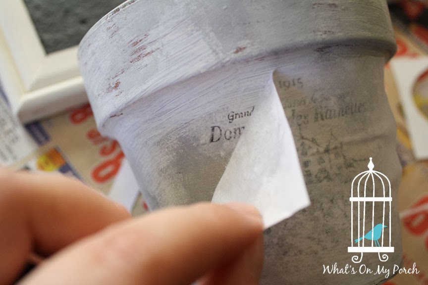 My Porch Prints Transfer Images to Flower Pots