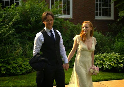 Jessica Chastain and James McAvoy in The Disappearance of Eleanor Rigby