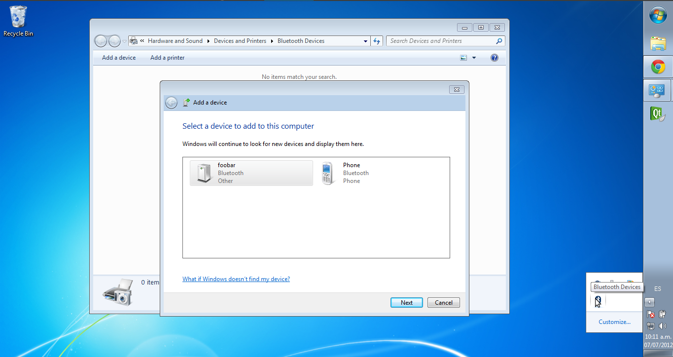 Embedded Programmer Windows Communicating with a HC06 bluetooth module