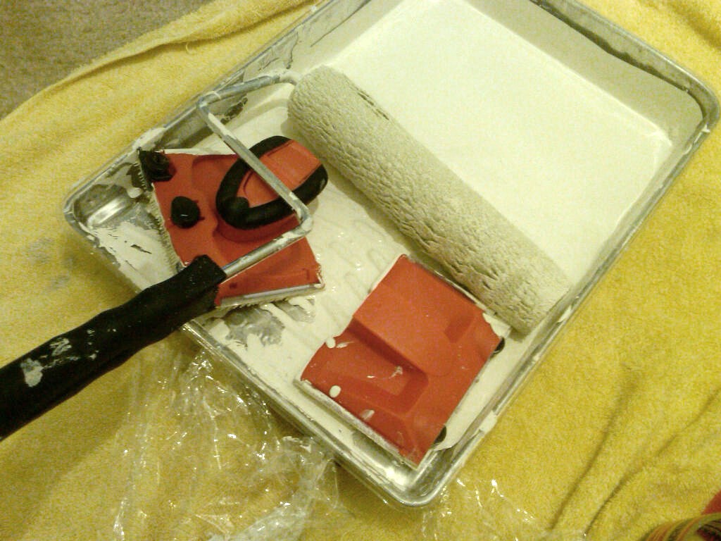 Painting High Ceilings Quick And Easy Mom And Her Drill