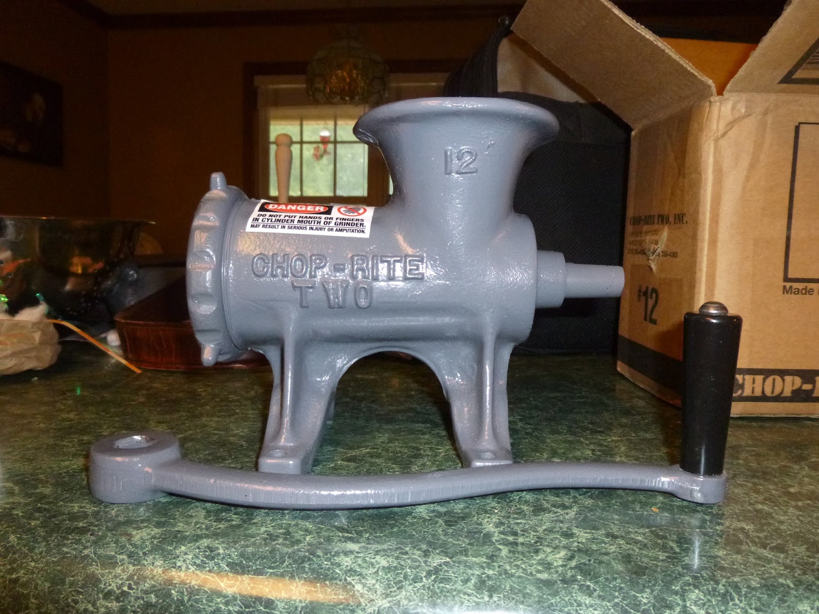 The Corray's Home Chop Rite Two 12 Meat Grinder Made in USA