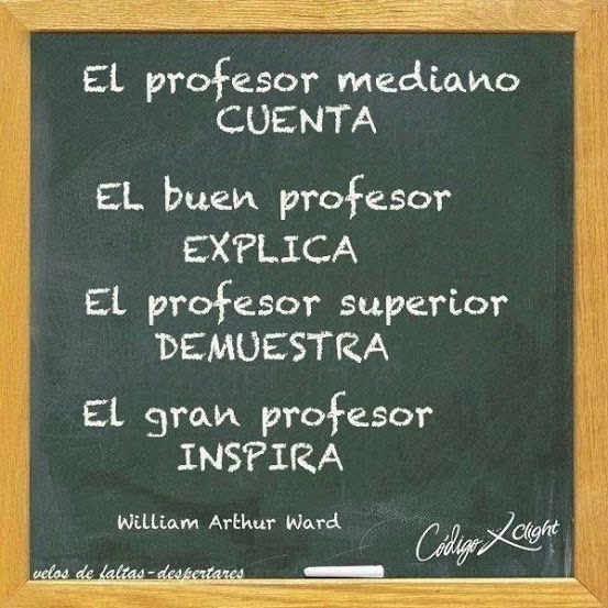 El profesor...