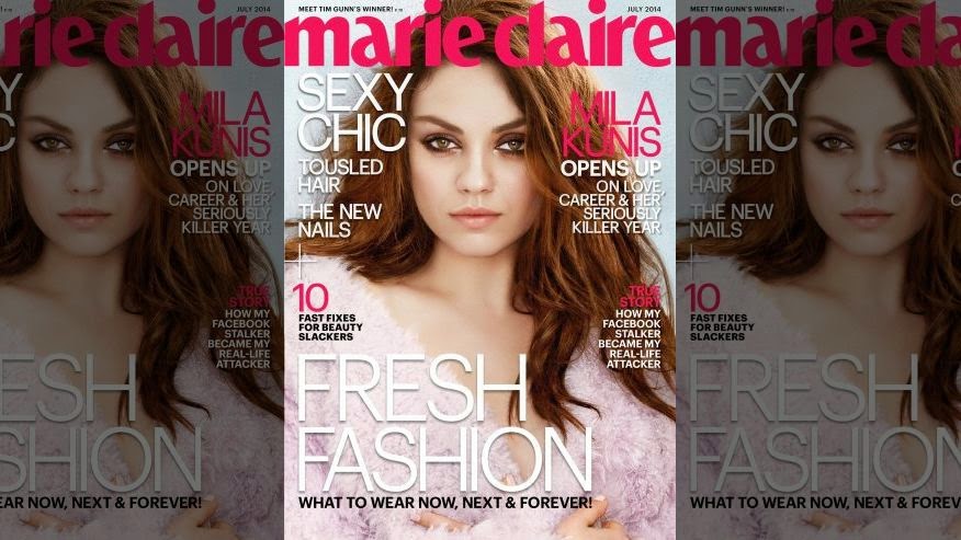 Marie Claire July 2014 My breasts have 'tripled in size' since I got pregnant