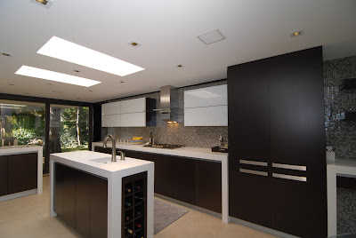 Enzy Living White Wenge Modern Kitchen Remodel