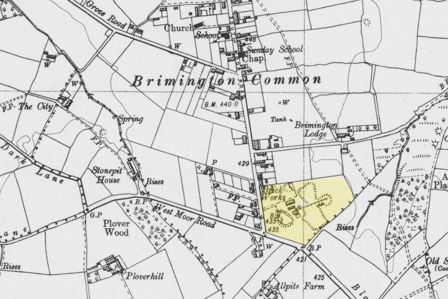 East Midlands Named Bricks Chesterfield & Staveley Brickworks