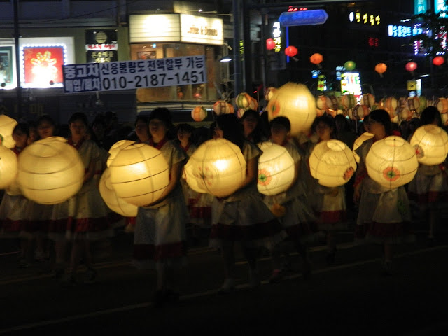 Round lanterns
